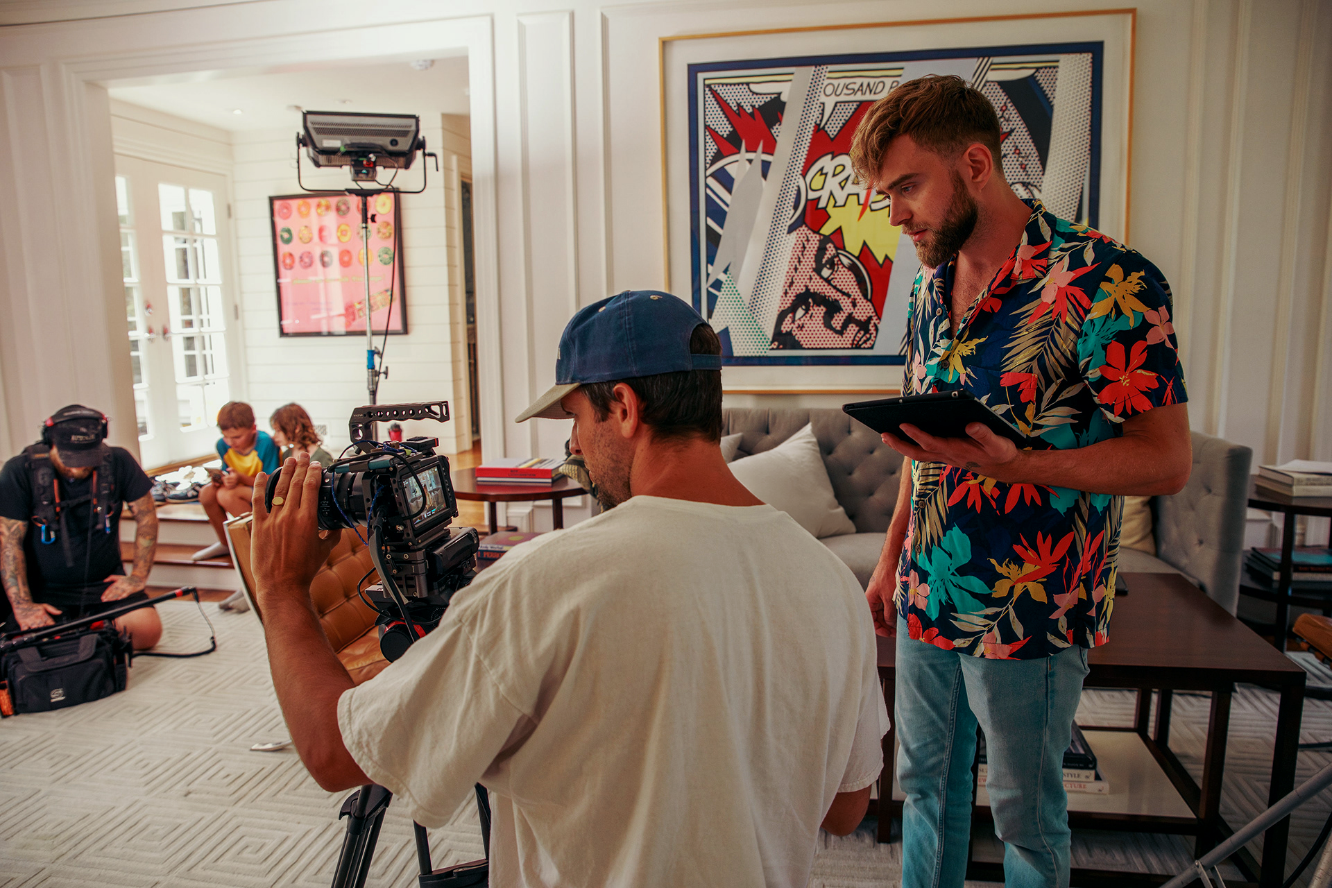 Behind the scenes production
